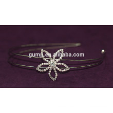 Flower Design coreano meninas moda Rhinestone crianças cabelo Bnd cristal headband